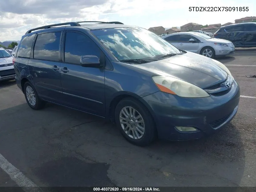 5TDZK22CX7S091855 2007 Toyota Sienna Xle