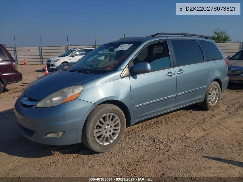 5TDZK22C27S073821 2007 Toyota Sienna Xle Limited