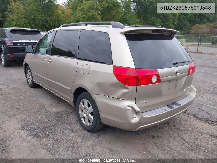 5TDZK23C57S010548 2007 Toyota Sienna Le