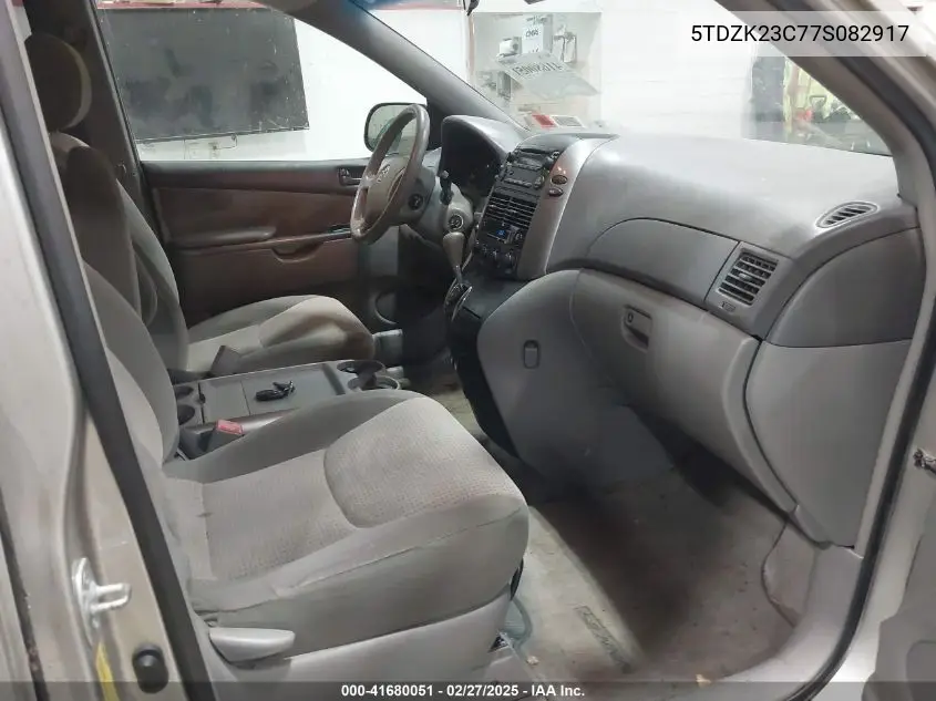 2007 Toyota Sienna Le VIN: 5TDZK23C77S082917