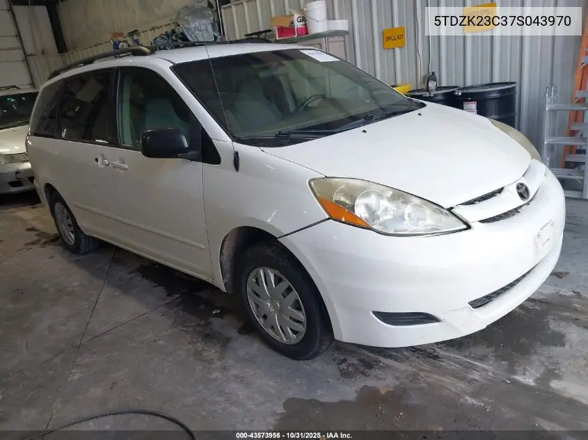 5TDZK23C37S043970 2007 Toyota Sienna Le