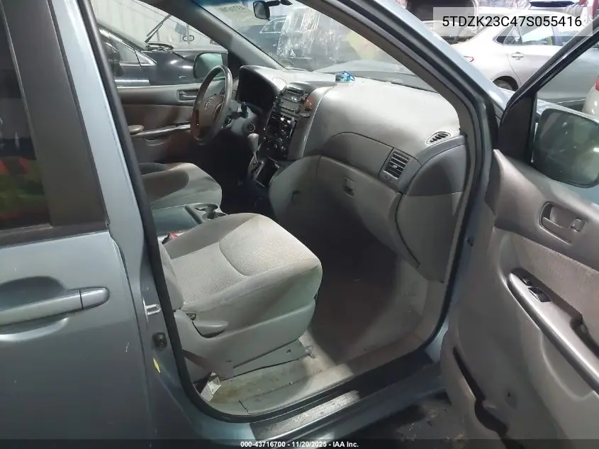 5TDZK23C47S055416 2007 Toyota Sienna Le