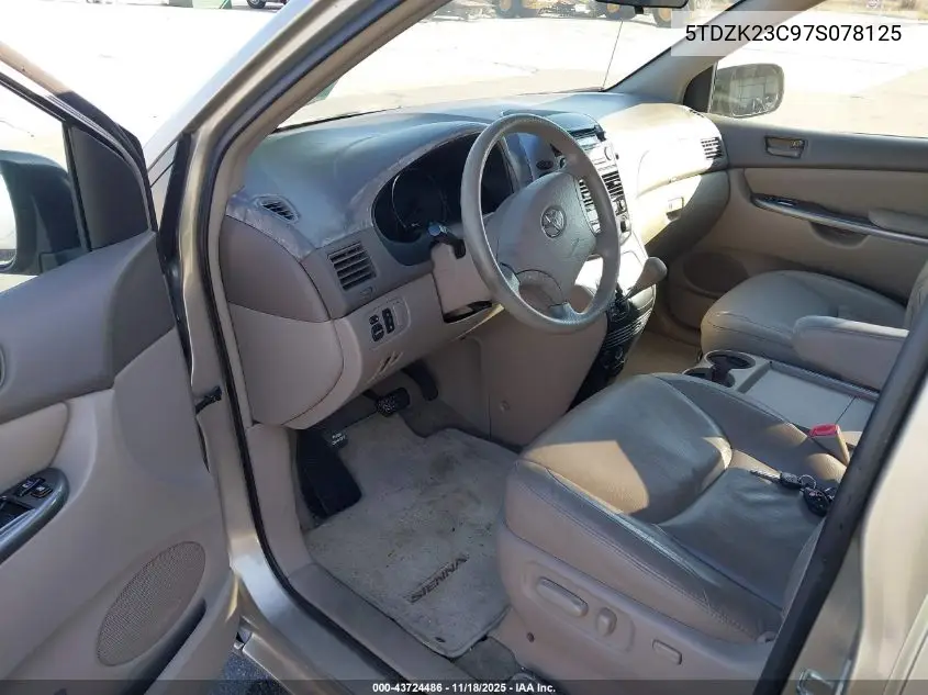 5TDZK23C97S078125 2007 Toyota Sienna Le