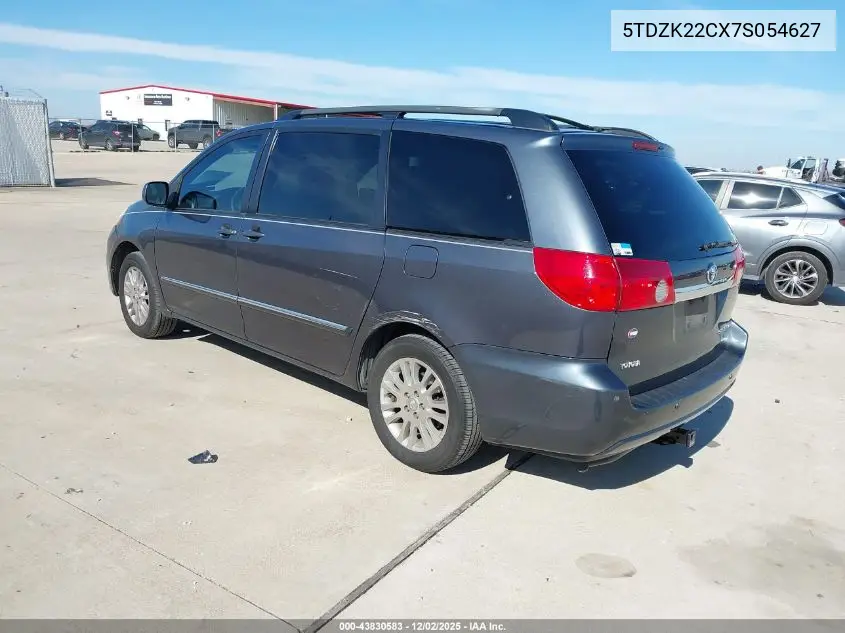 5TDZK22CX7S054627 2007 Toyota Sienna Xle Limited