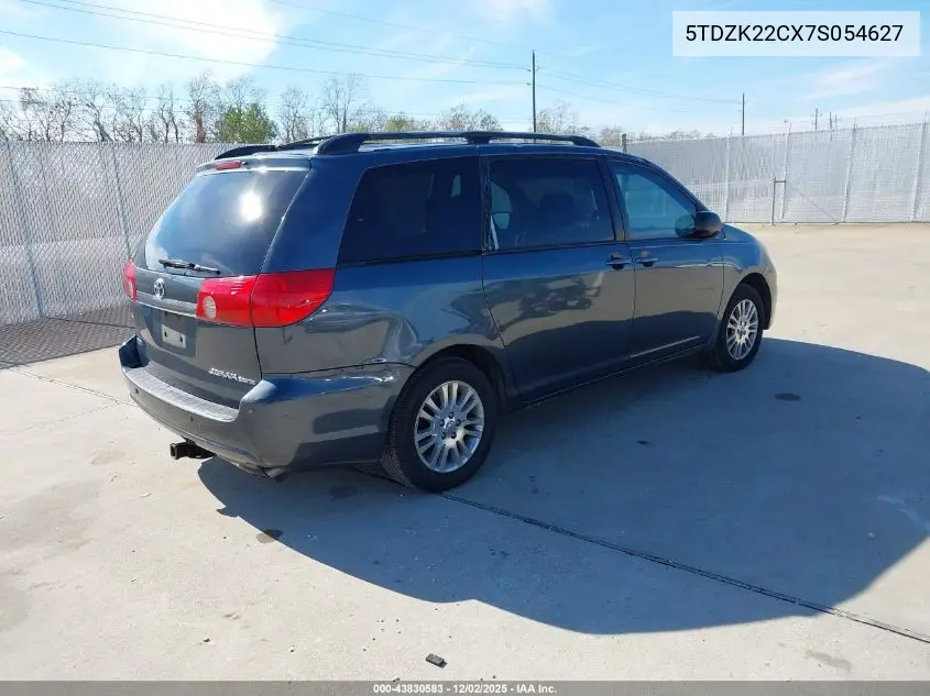 5TDZK22CX7S054627 2007 Toyota Sienna Xle Limited