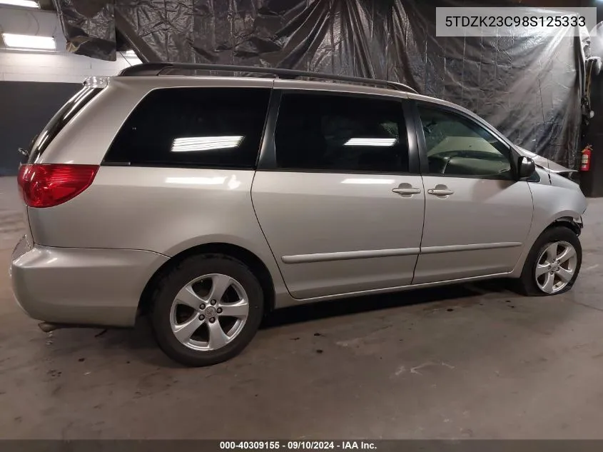 5TDZK23C98S125333 2008 Toyota Sienna Le