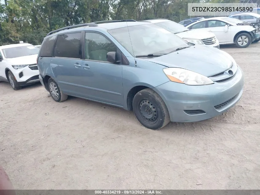 5TDZK23C98S145890 2008 Toyota Sienna Ce/Le