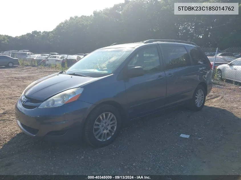 5TDBK23C18S014762 2008 Toyota Sienna Le