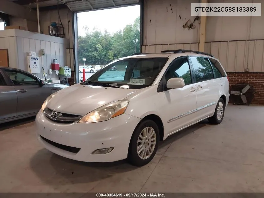 5TDZK22C58S183389 2008 Toyota Sienna Xle/Xle Limited