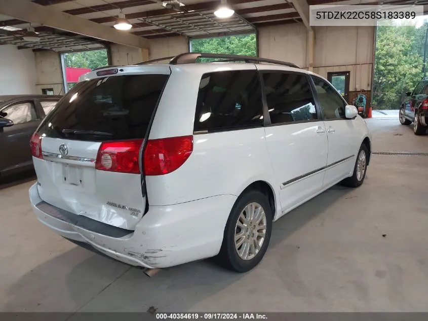 5TDZK22C58S183389 2008 Toyota Sienna Xle/Xle Limited