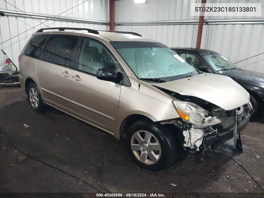 5TDZK23C18S133801 2008 Toyota Sienna Le