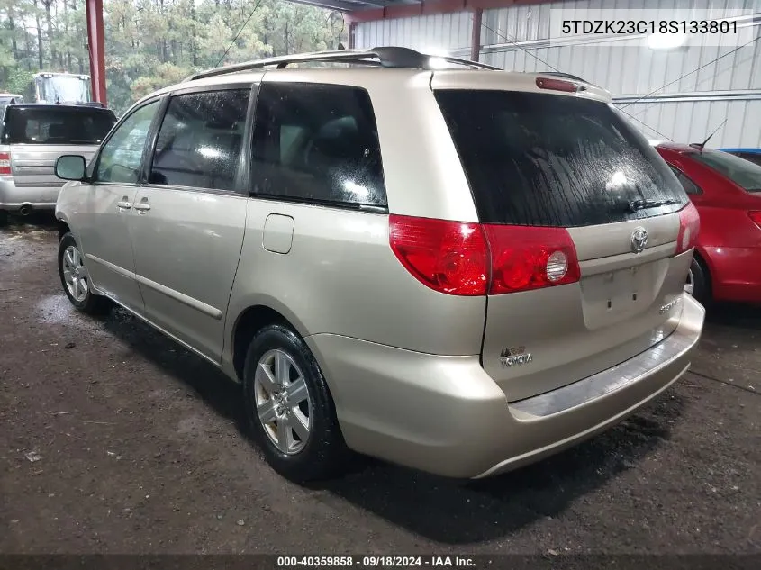 5TDZK23C18S133801 2008 Toyota Sienna Le