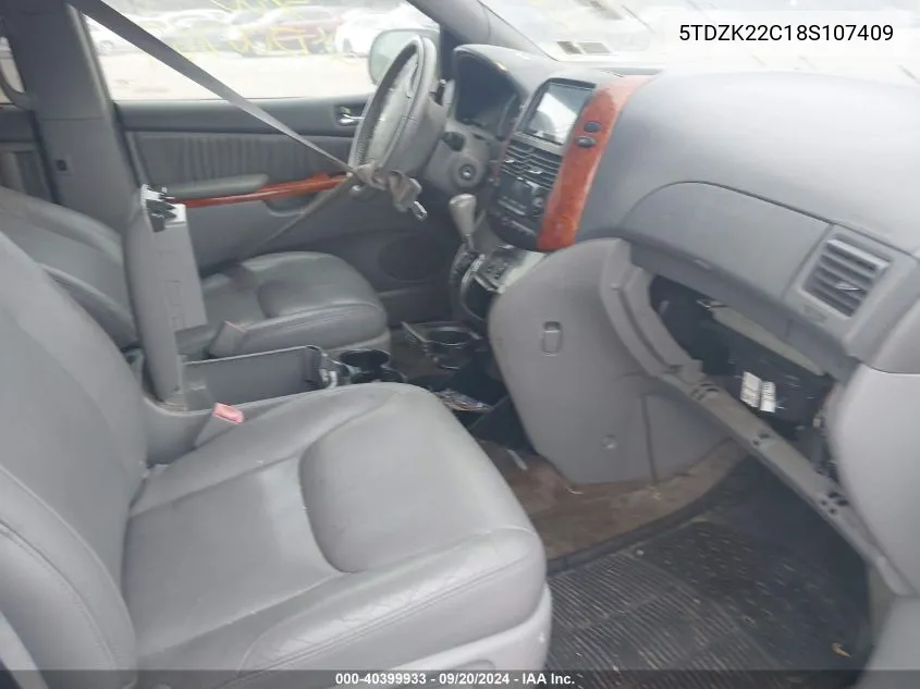 5TDZK22C18S107409 2008 Toyota Sienna Xle