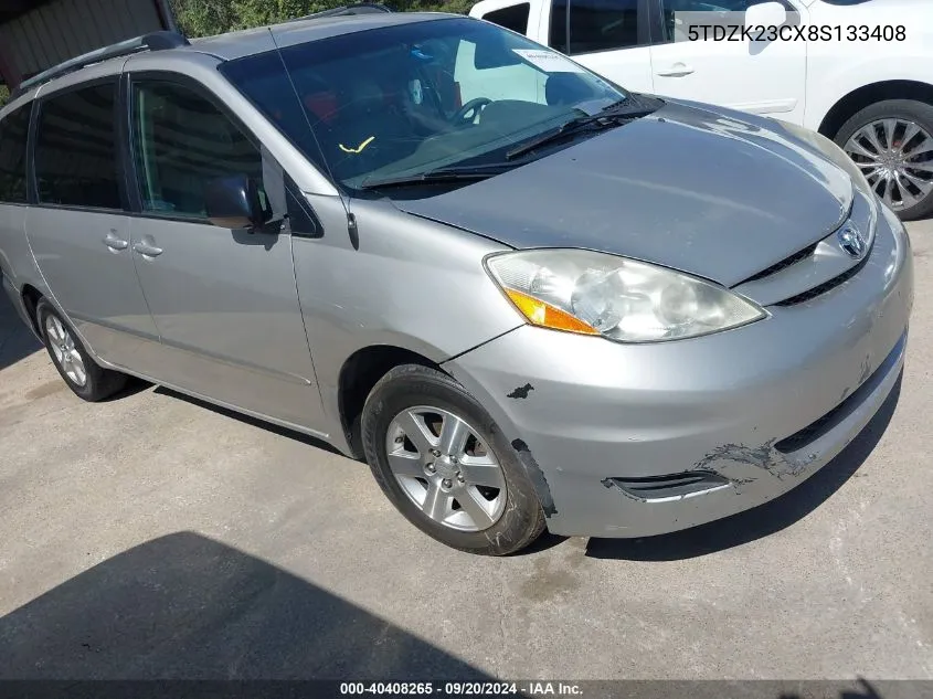 5TDZK23CX8S133408 2008 Toyota Sienna Le