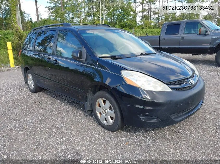 5TDZK23C78S133432 2008 Toyota Sienna Le