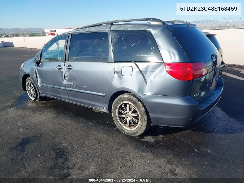 5TDZK23C48S168459 2008 Toyota Sienna Ce