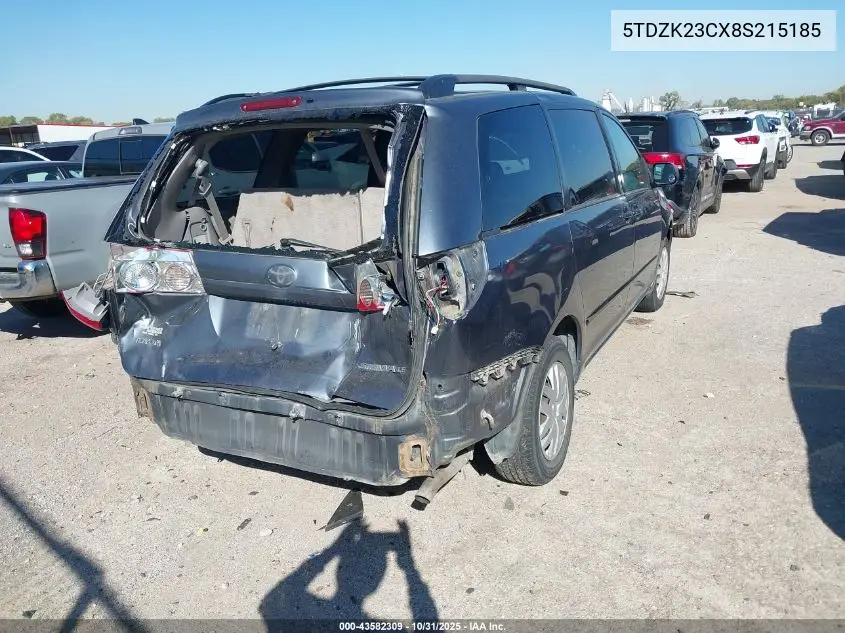 5TDZK23CX8S215185 2008 Toyota Sienna Le
