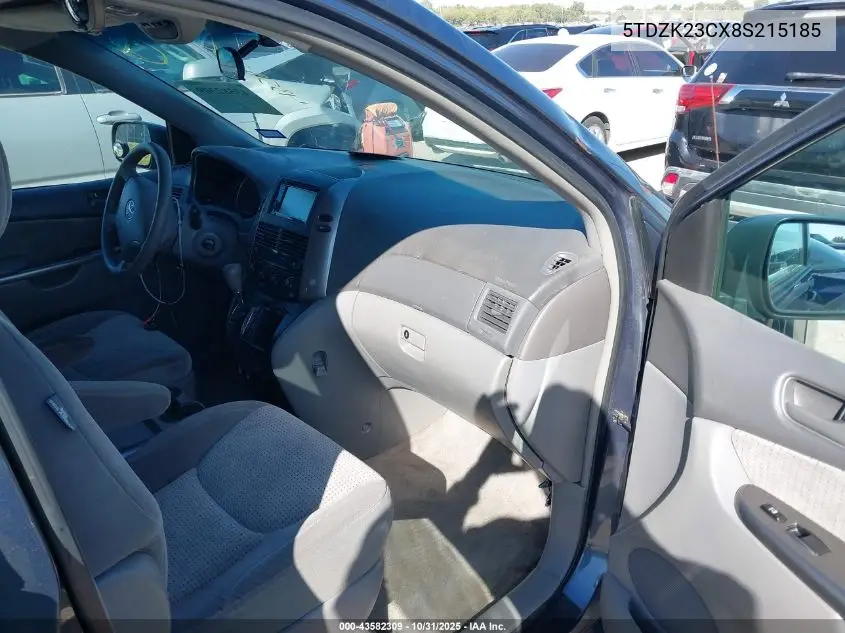 5TDZK23CX8S215185 2008 Toyota Sienna Le