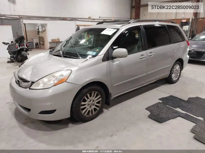 5TDBK22C28S009023 2008 Toyota Sienna Xle