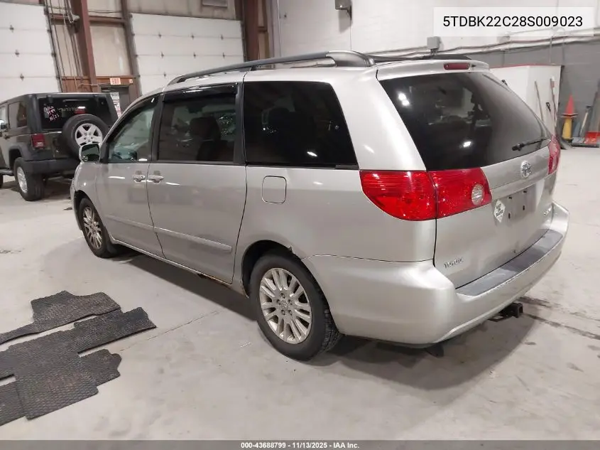 5TDBK22C28S009023 2008 Toyota Sienna Xle