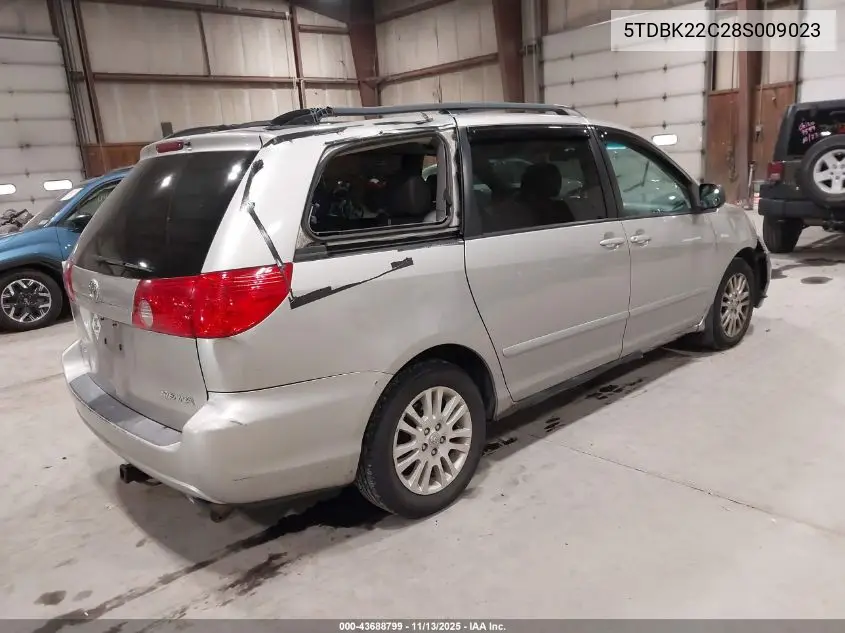 5TDBK22C28S009023 2008 Toyota Sienna Xle