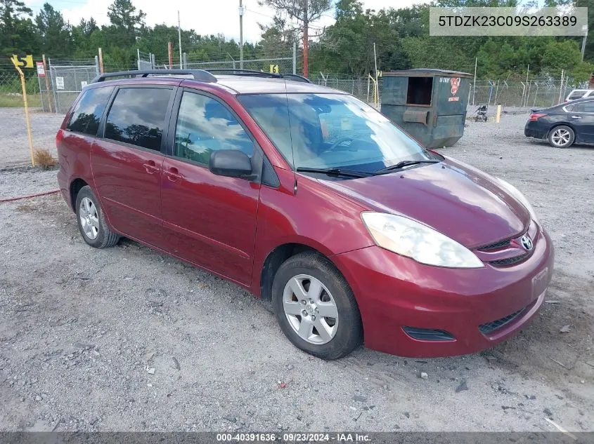 5TDZK23C09S263389 2009 Toyota Sienna Le