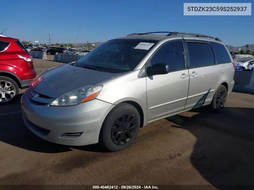 5TDZK23C59S252937 2009 Toyota Sienna Le