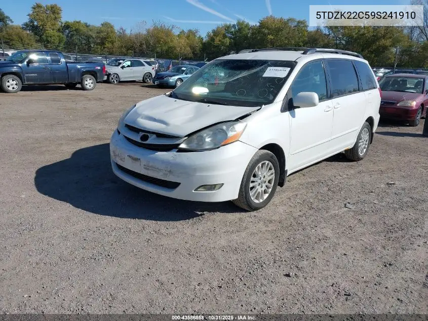 5TDZK22C59S241910 2009 Toyota Sienna Xle