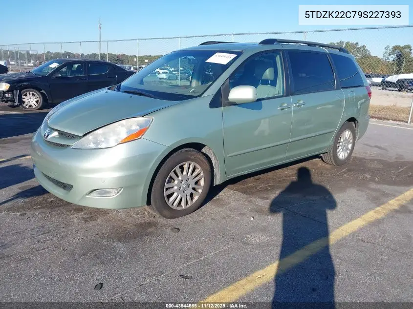 5TDZK22C79S227393 2009 Toyota Sienna Xle
