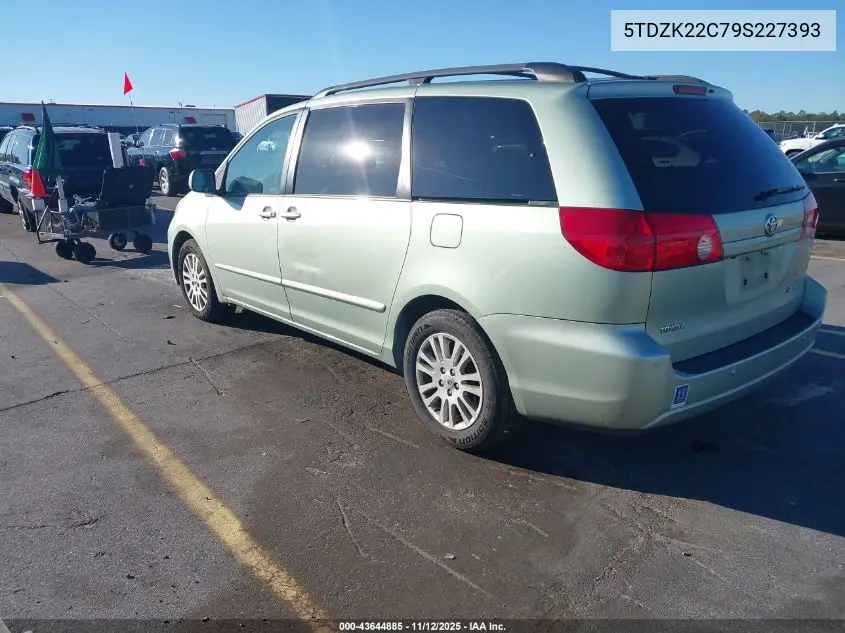 5TDZK22C79S227393 2009 Toyota Sienna Xle