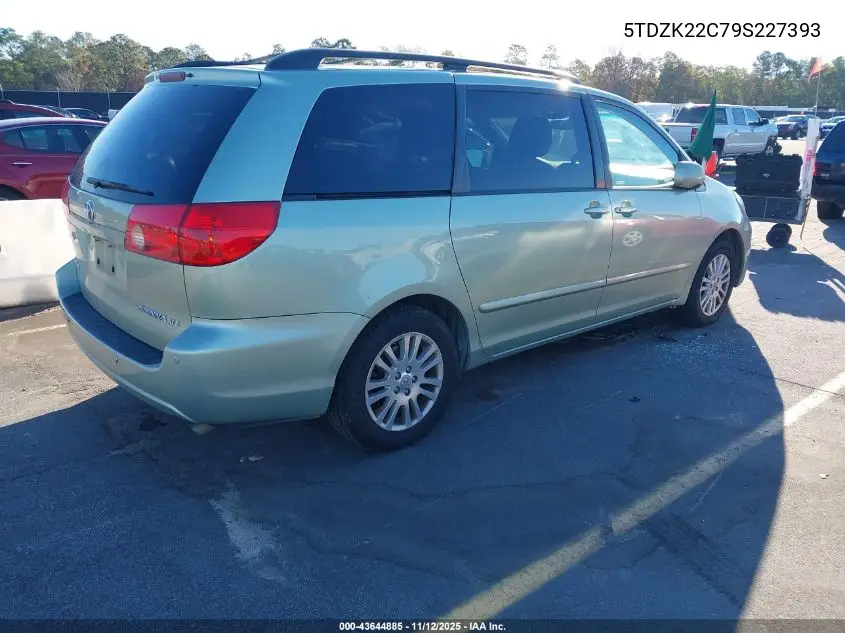 5TDZK22C79S227393 2009 Toyota Sienna Xle