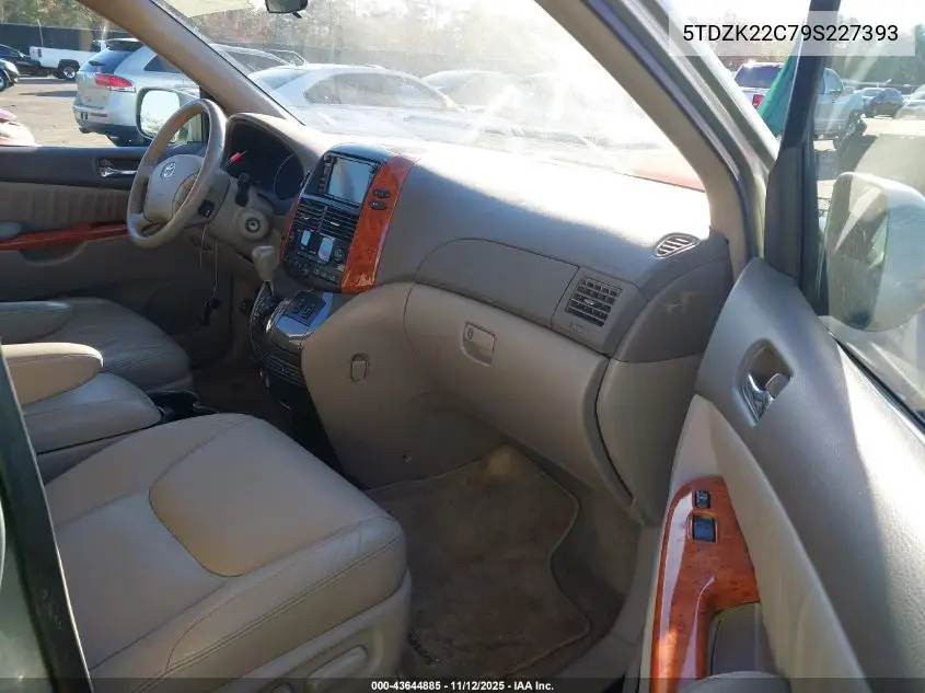 5TDZK22C79S227393 2009 Toyota Sienna Xle