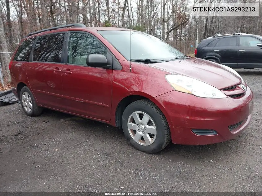 5TDKK4CC1AS293213 2010 Toyota Sienna Le