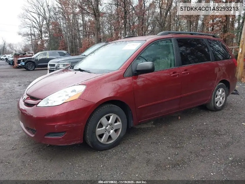 5TDKK4CC1AS293213 2010 Toyota Sienna Le