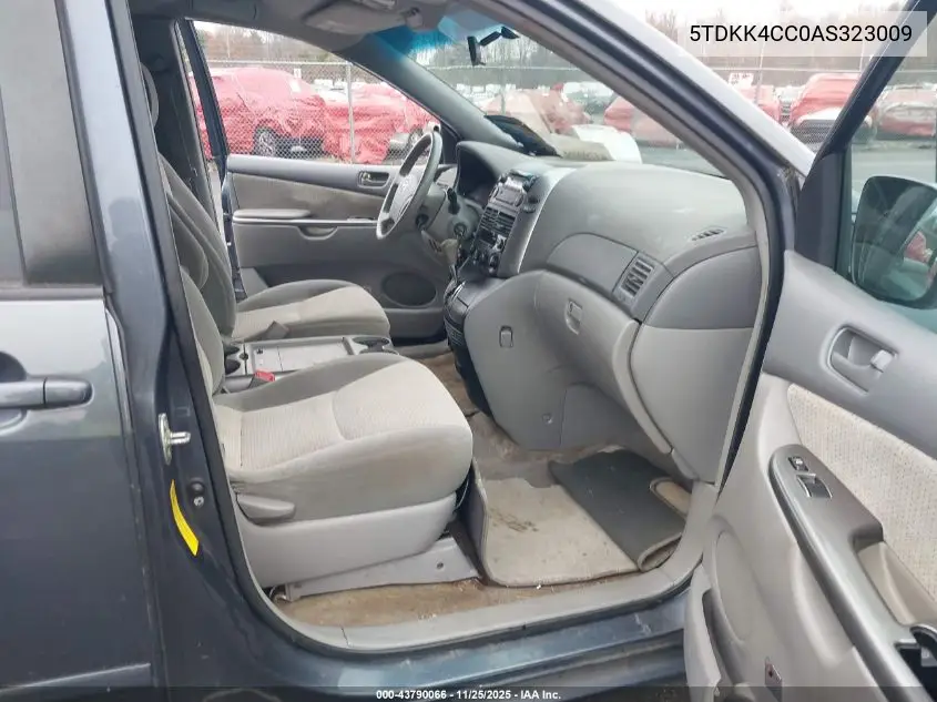 5TDKK4CC0AS323009 2010 Toyota Sienna Le
