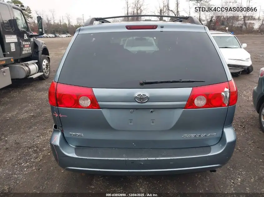 5TDJK4CC9AS030866 2010 Toyota Sienna Le