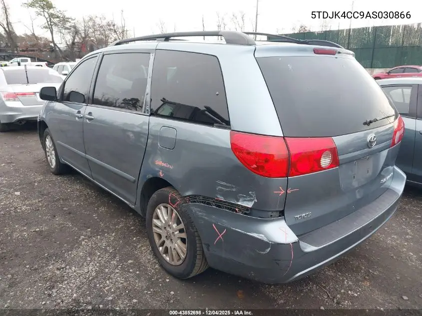 5TDJK4CC9AS030866 2010 Toyota Sienna Le