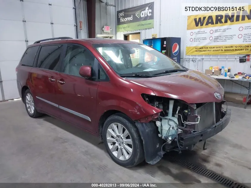 5TDDK3DC9BS015145 2011 Toyota Sienna Limited