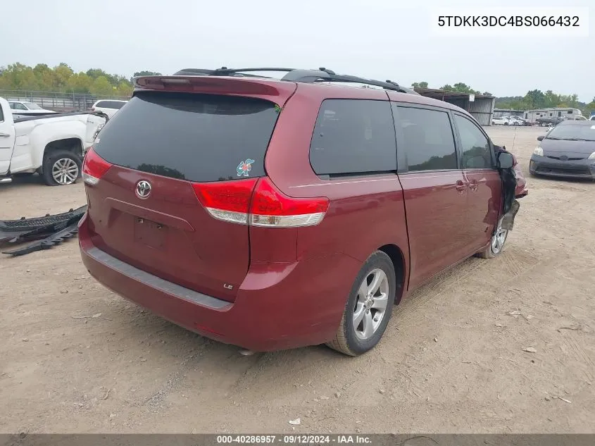 5TDKK3DC4BS066432 2011 Toyota Sienna Le