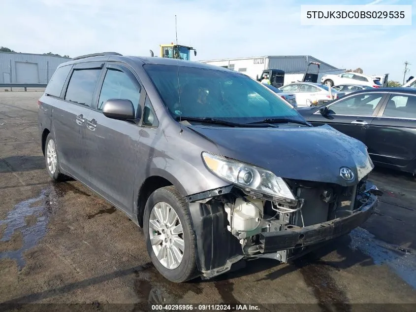 5TDJK3DC0BS029535 2011 Toyota Sienna Le