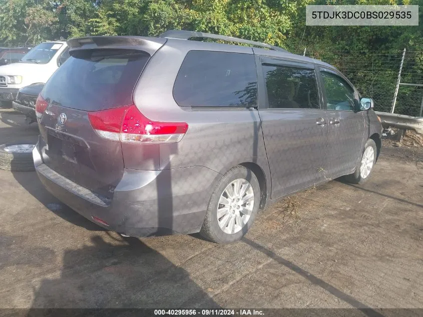 5TDJK3DC0BS029535 2011 Toyota Sienna Le