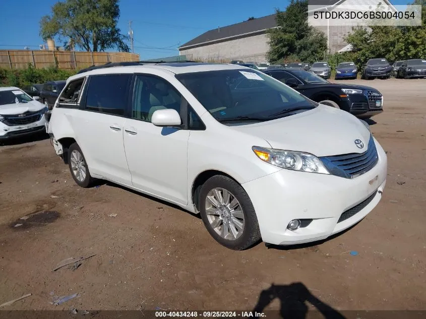 5TDDK3DC6BS004054 2011 Toyota Sienna Limited