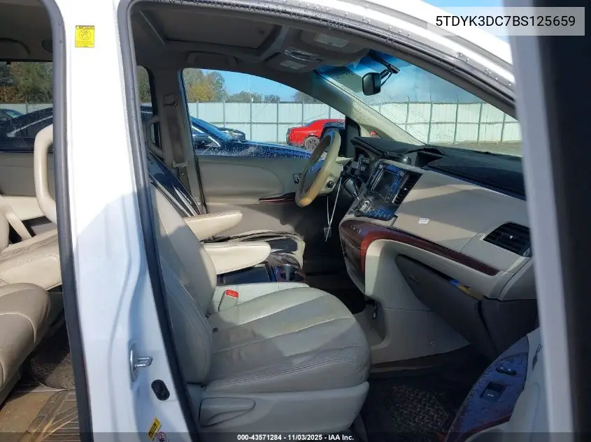 5TDYK3DC7BS125659 2011 Toyota Sienna Xle V6