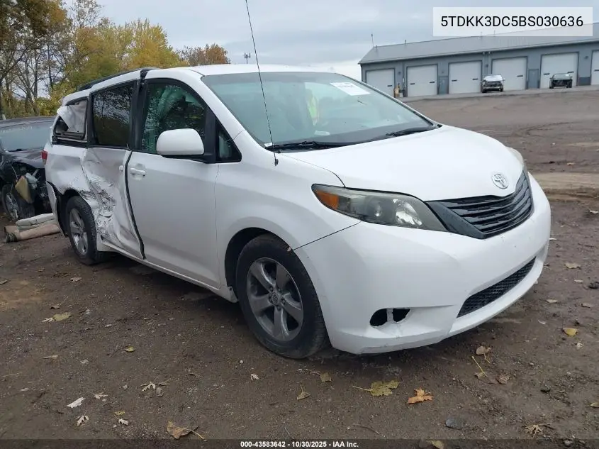 5TDKK3DC5BS030636 2011 Toyota Sienna Le V6