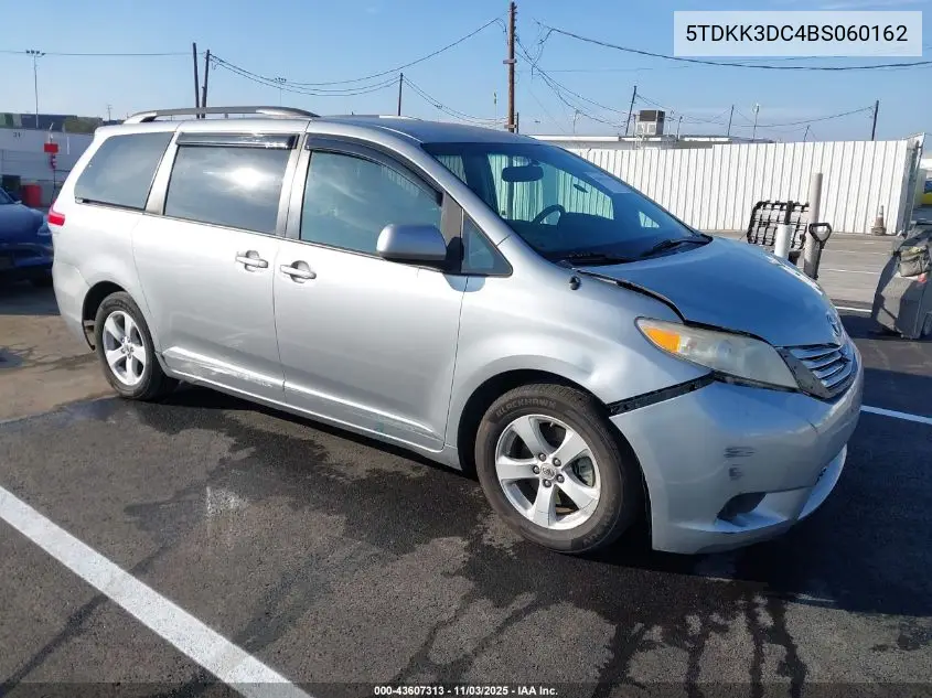 5TDKK3DC4BS060162 2011 Toyota Sienna Le V6