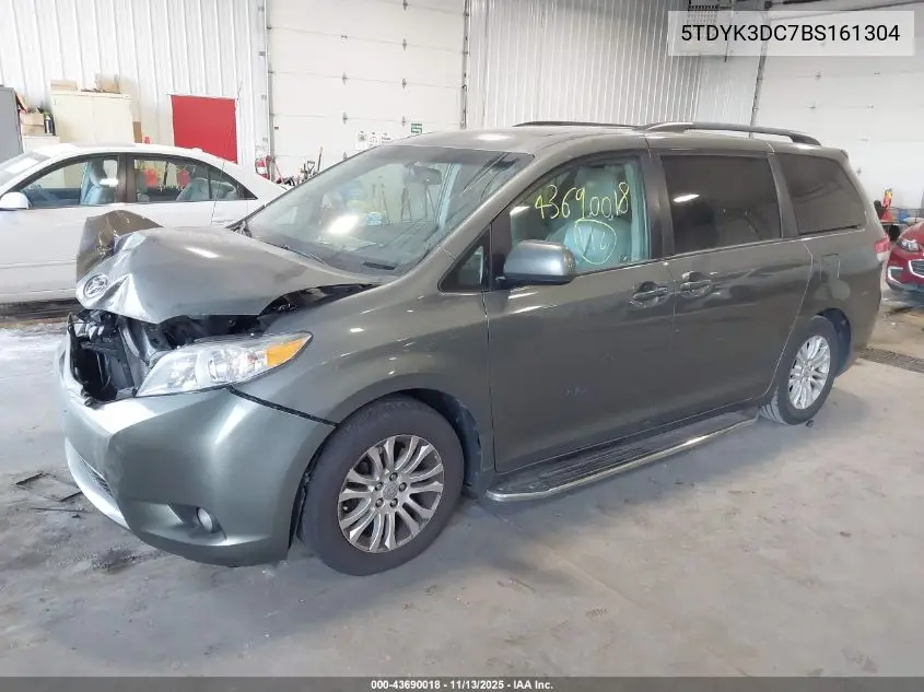 5TDYK3DC7BS161304 2011 Toyota Sienna Xle V6
