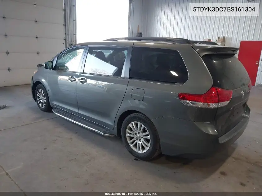 5TDYK3DC7BS161304 2011 Toyota Sienna Xle V6