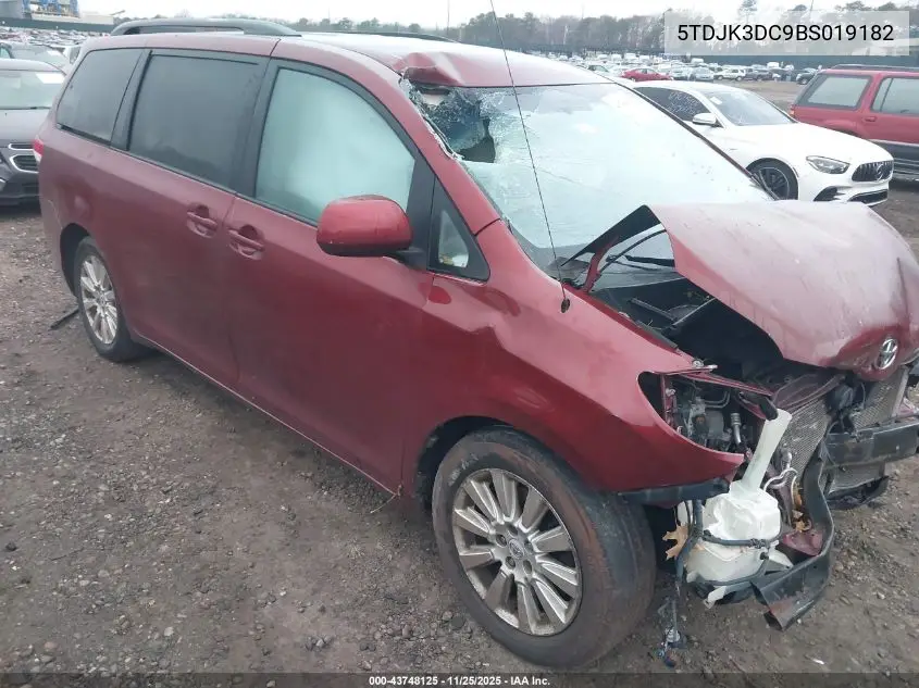 5TDJK3DC9BS019182 2011 Toyota Sienna Le