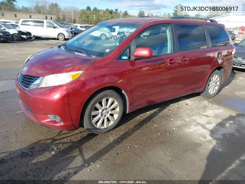 5TDJK3DC9BS006917 2011 Toyota Sienna Le