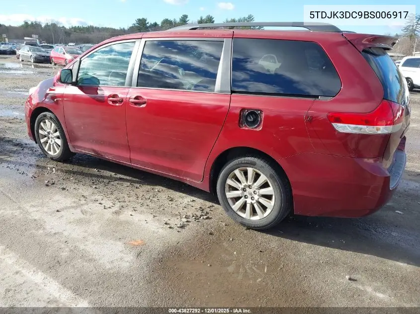5TDJK3DC9BS006917 2011 Toyota Sienna Le